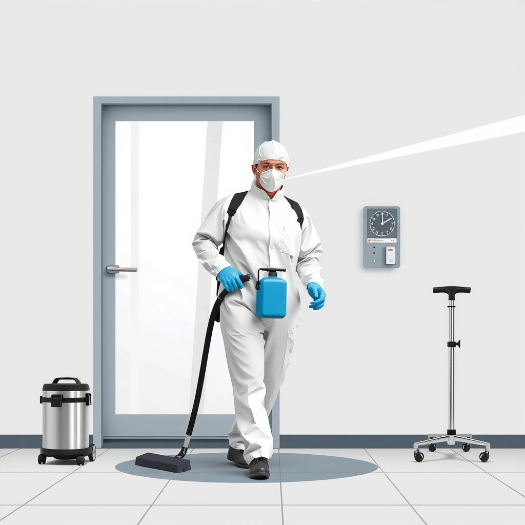 Emergency cleaning and disinfection service